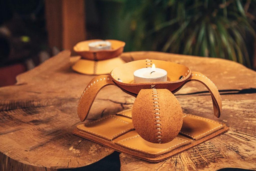 图片[2]-手工皮具图纸 烛台ol015-皮艺果手工皮具图纸