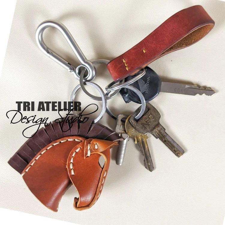 图片[2]-手工皮具图纸 马头挂件 ta002-皮艺果手工皮具图纸