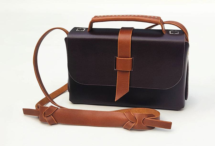 图片[1]-手工皮具图纸 挎包ta005-皮艺果手工皮具图纸