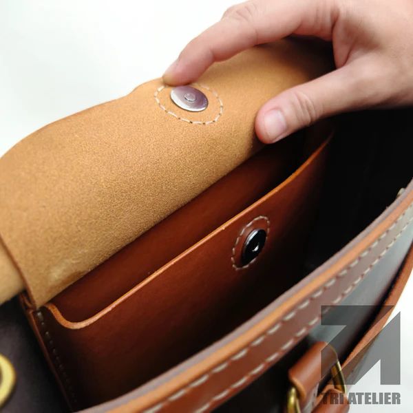 图片[2]-手工皮具图纸 托特包ta006-皮艺果手工皮具图纸