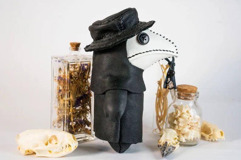 图片[3]-手工皮具图纸 瘟疫医生pa006-皮艺果手工皮具图纸