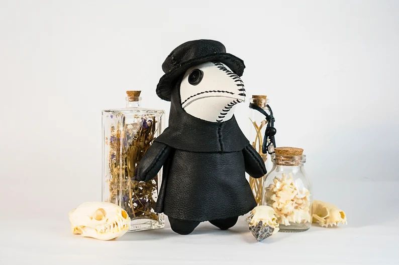 图片[2]-手工皮具图纸 瘟疫医生pa006-皮艺果手工皮具图纸