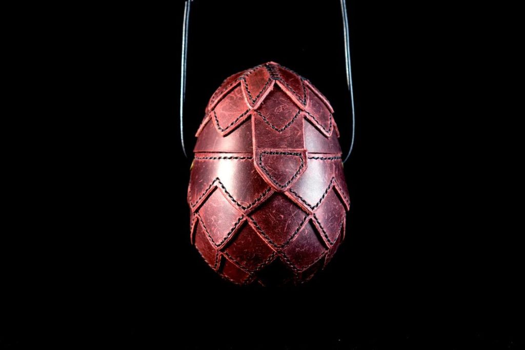 图片[1]-手工皮具图纸 龙蛋pa010-皮艺果手工皮具图纸