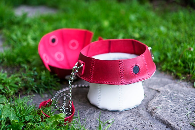 图片[3]-手工皮具图纸 蘑菇包 pa016-皮艺果手工皮具图纸