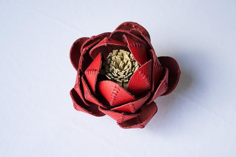 图片[2]-手工皮具图纸 牡丹花pa017-皮艺果手工皮具图纸