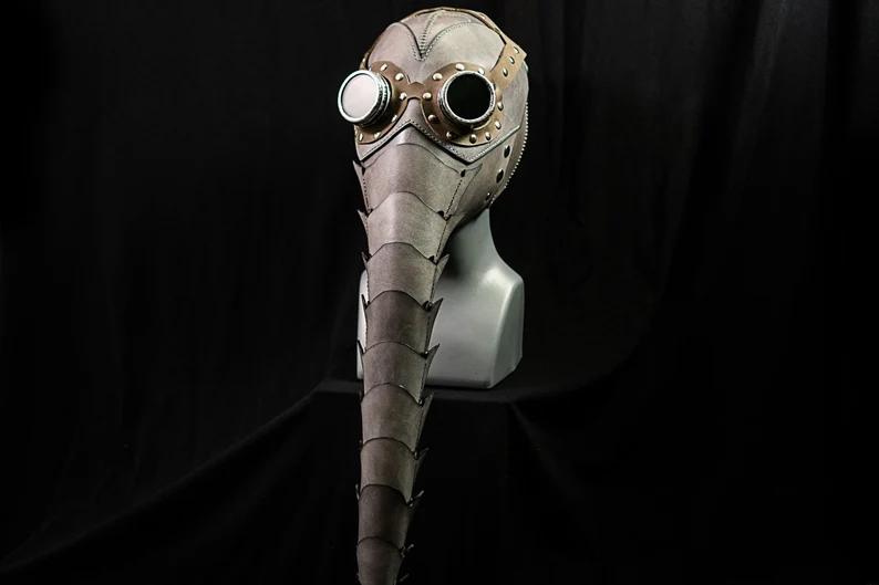 图片[2]-手工皮具图纸 沙人象面具pa022-皮艺果手工皮具图纸