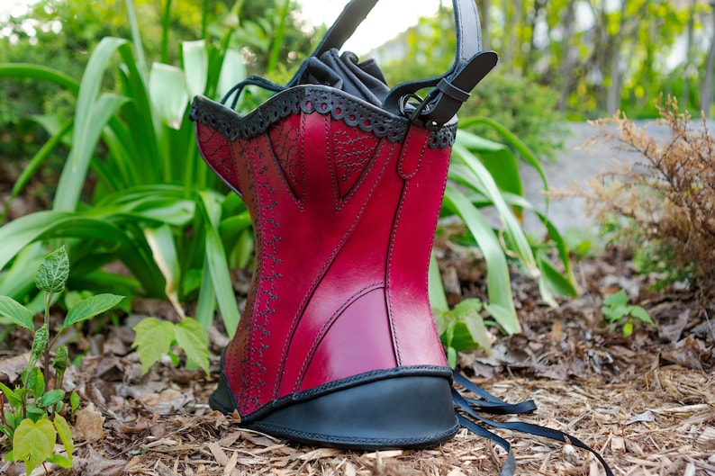 图片[2]-手工皮具图纸 胸衣笔筒pa035-皮艺果手工皮具图纸