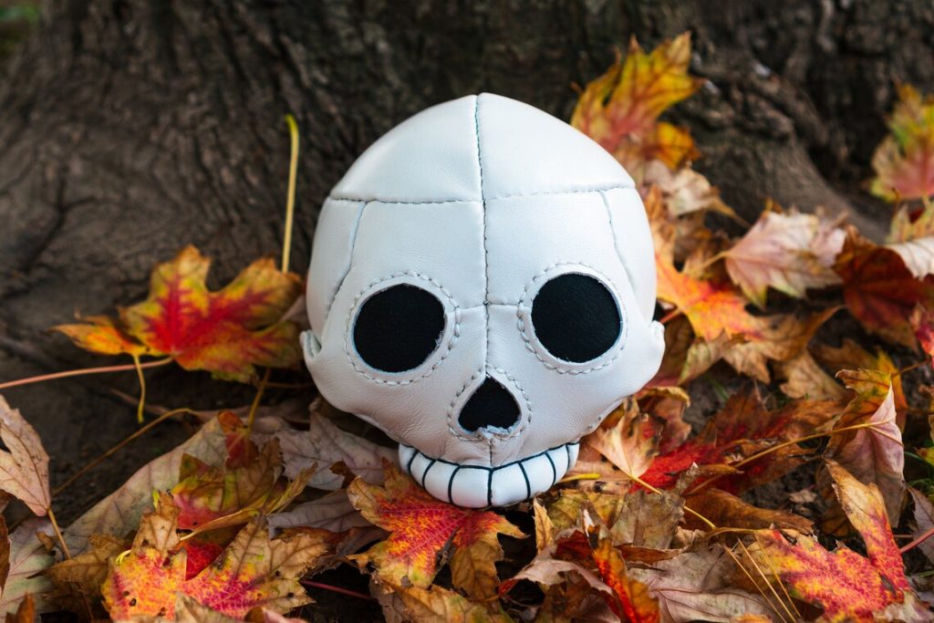 图片[3]-手工皮具图纸 骷髅面具pa037-皮艺果手工皮具图纸