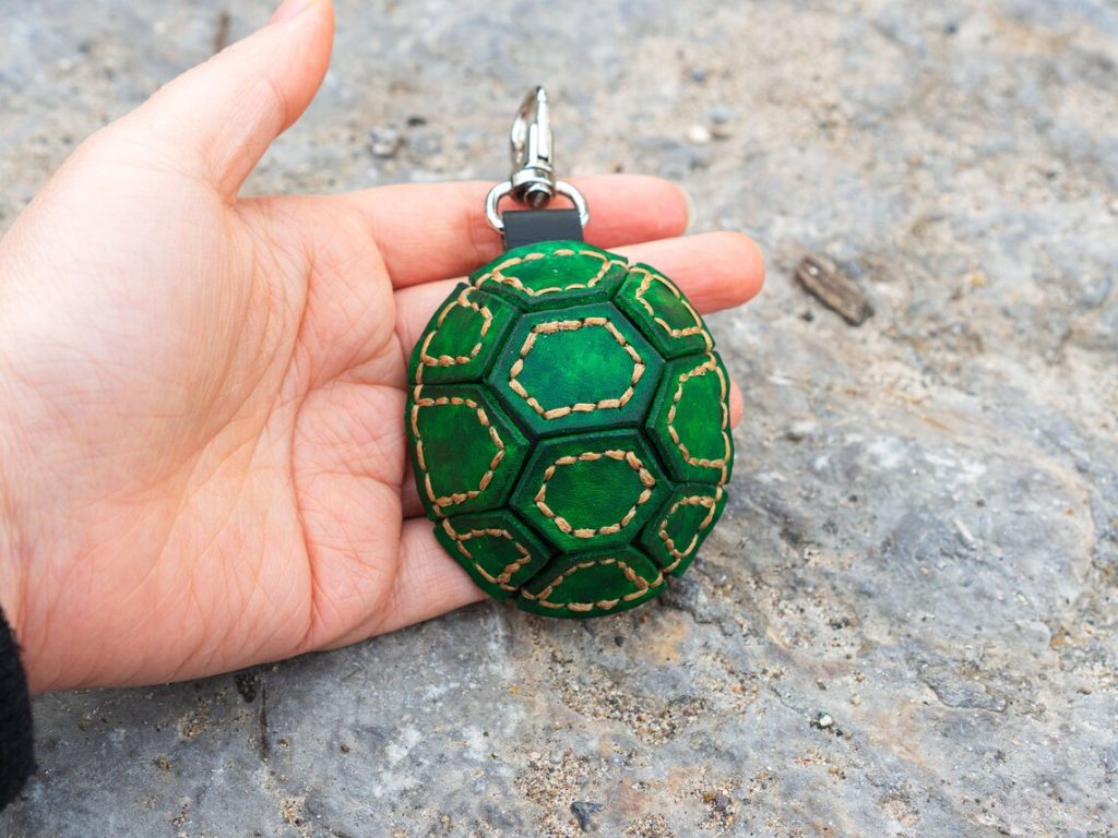 图片[1]-手工皮具图纸 挂件 pa046-皮艺果手工皮具图纸