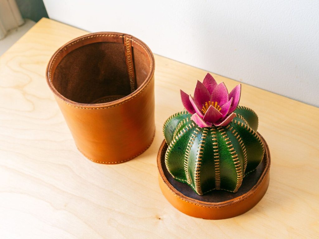 图片[2]-手工皮具图纸 仙人掌pa048-皮艺果手工皮具图纸