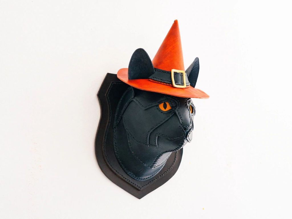 图片[2]-手工皮具图纸 壁挂猫pa051-皮艺果手工皮具图纸