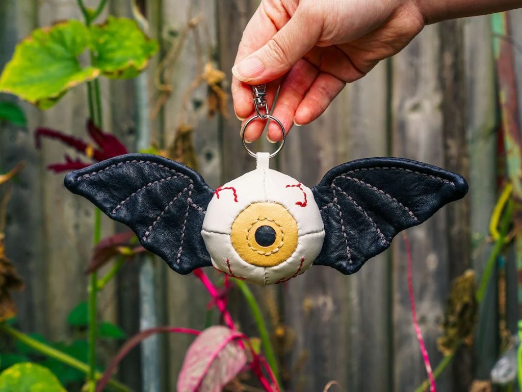 图片[1]-手工皮具图纸 蝙蝠眼珠pa053-皮艺果手工皮具图纸