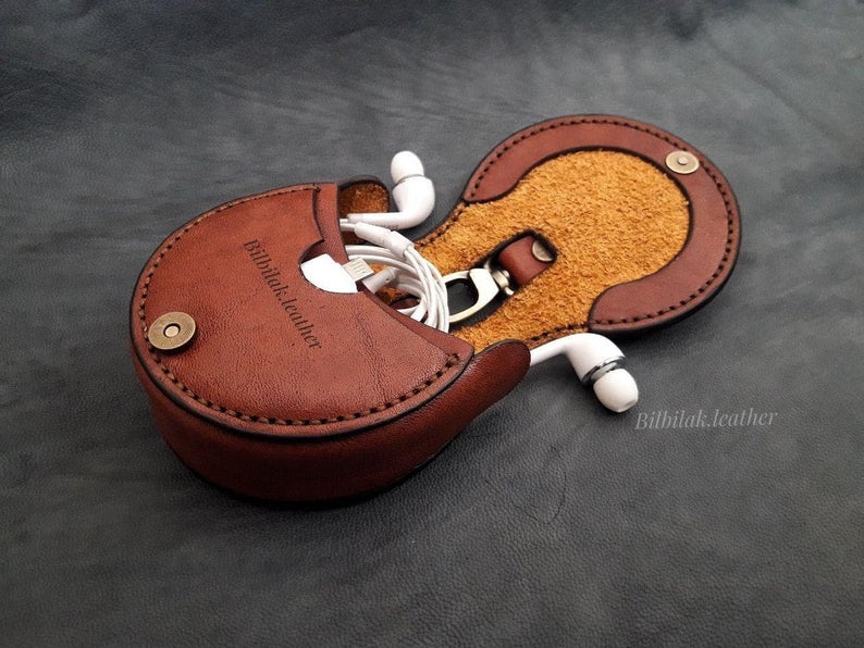 图片[3]-手工皮具图纸 耳机包pd011-皮艺果手工皮具图纸