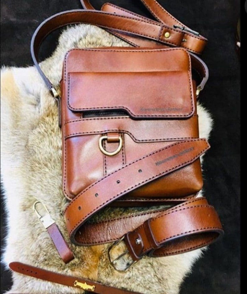 图片[1]-手工皮具图纸 挎包pd024-皮艺果手工皮具图纸