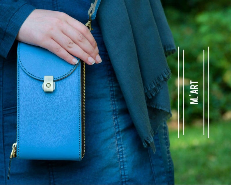 图片[3]-手工皮具图纸 手机包pd025-皮艺果手工皮具图纸