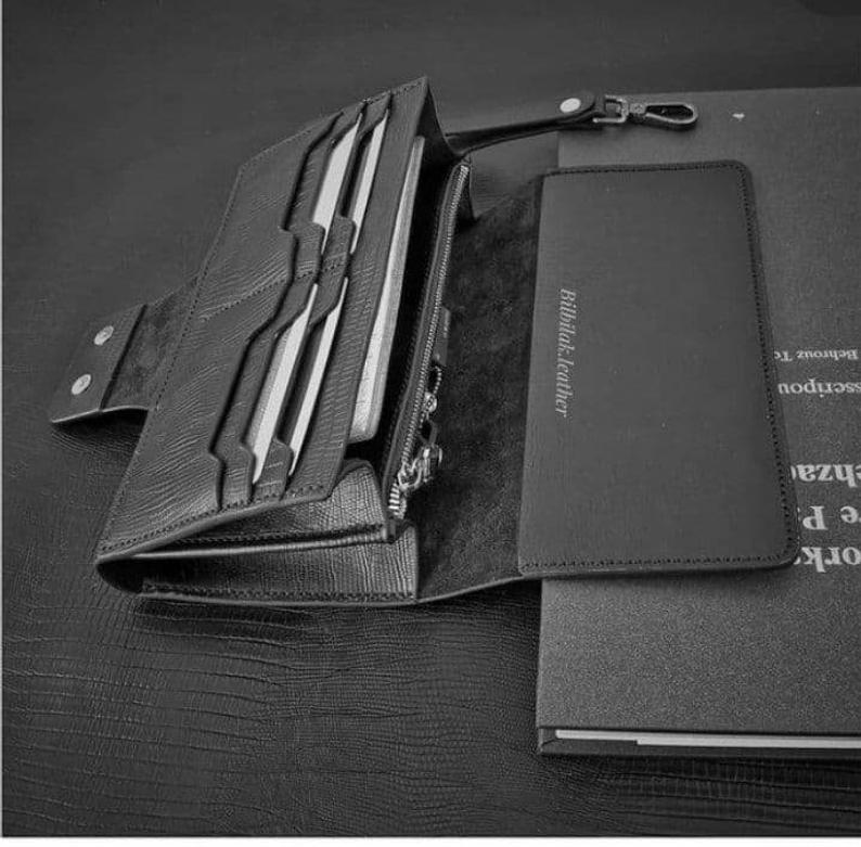 图片[3]-手工皮具图纸 手拿包pd028-皮艺果手工皮具图纸