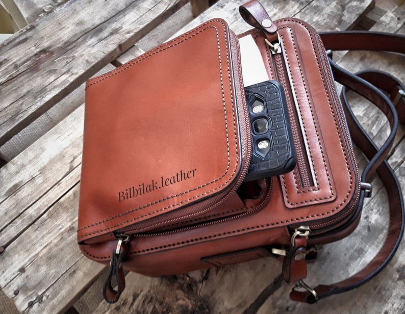 图片[3]-手工皮具图纸 手提包pd030-皮艺果手工皮具图纸