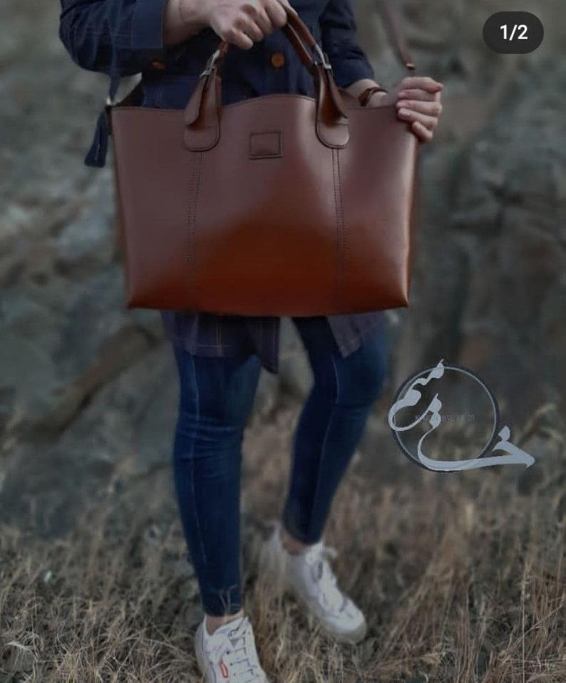 图片[2]-手工皮具图纸 托特包pd034-皮艺果手工皮具图纸