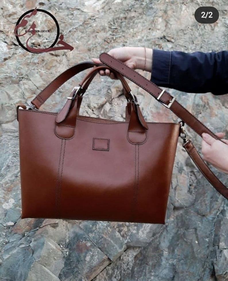 图片[1]-手工皮具图纸 托特包pd034-皮艺果手工皮具图纸