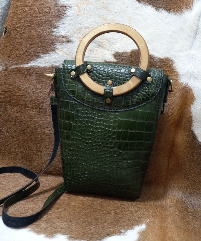 图片[1]-手工皮具图纸 手提挎包pd038-皮艺果手工皮具图纸