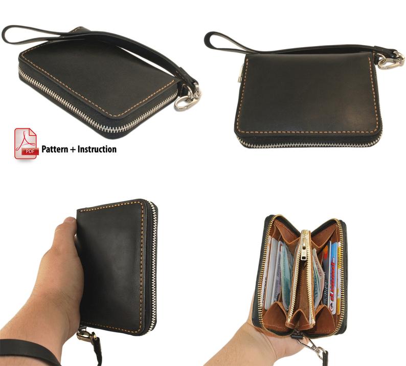 图片[3]-手工皮具图纸 卡包sds002-皮艺果手工皮具图纸