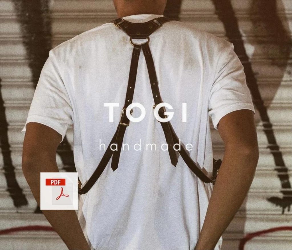 图片[2]-手工皮具图纸 机车胸衣tg001-皮艺果手工皮具图纸