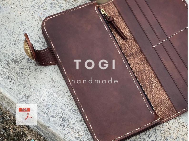 图片[3]-手工皮具图纸 钱包tg003-皮艺果手工皮具图纸