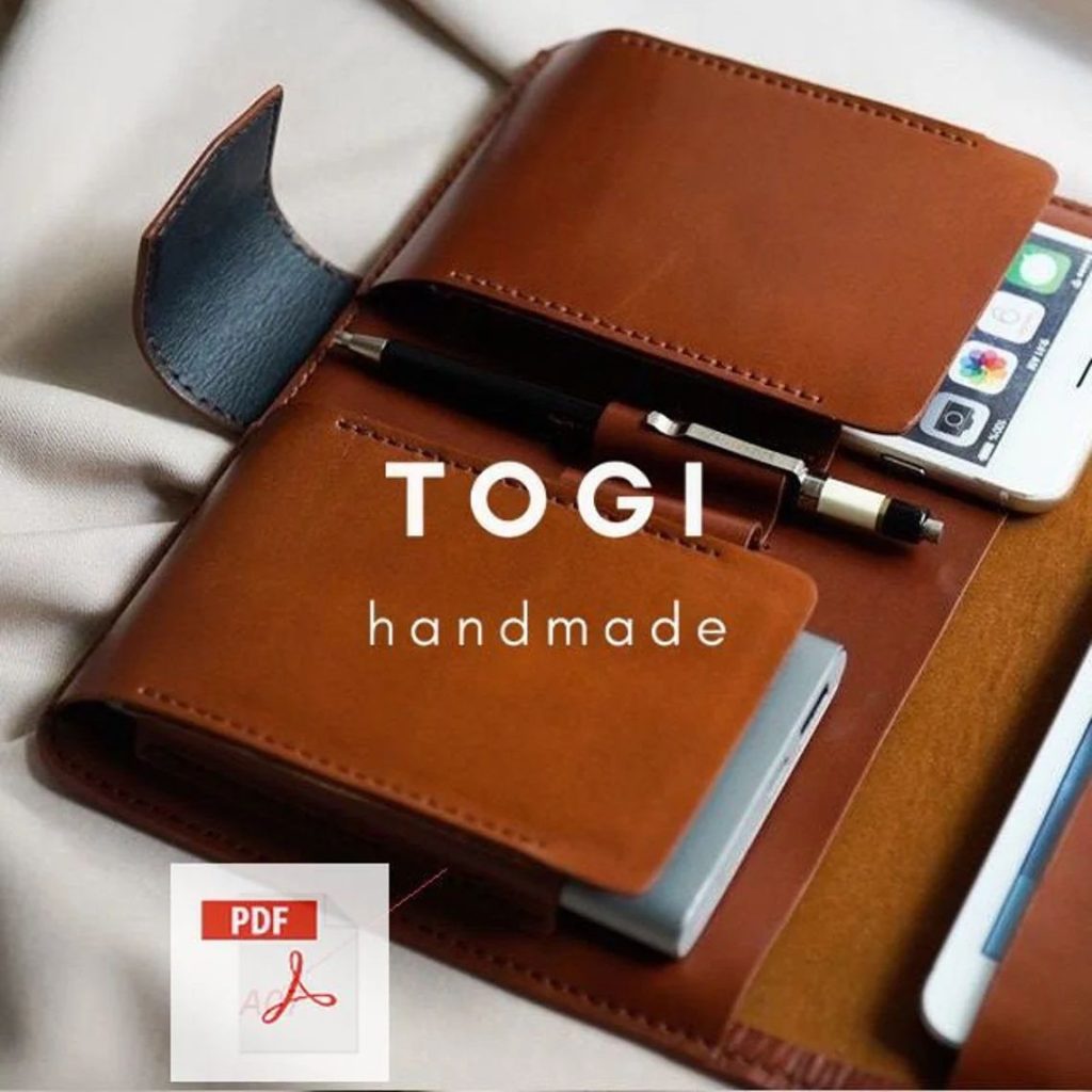 图片[2]-手工皮具图纸 手账本tg005-皮艺果手工皮具图纸