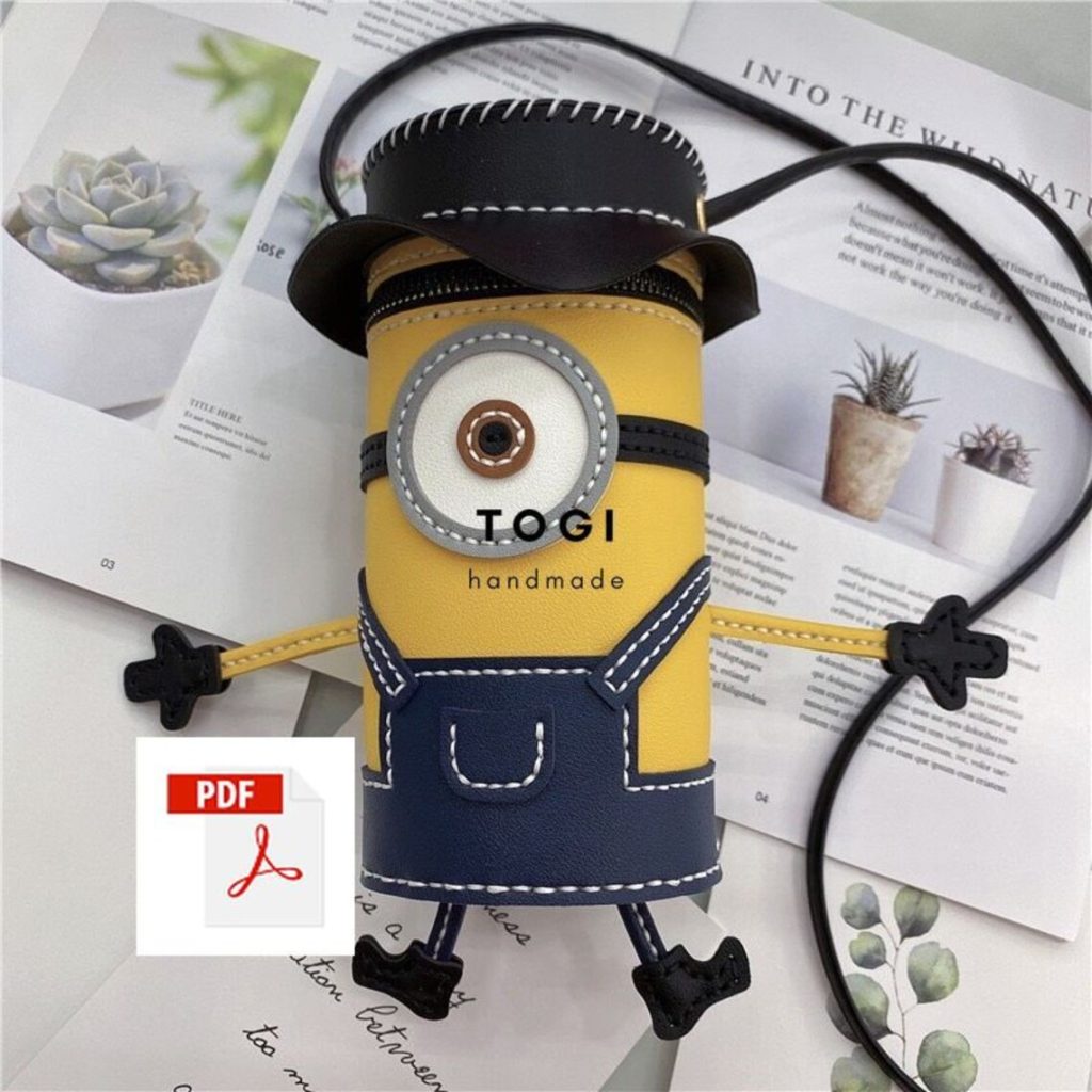 图片[3]-手工皮具图纸 口红包tg006-皮艺果手工皮具图纸