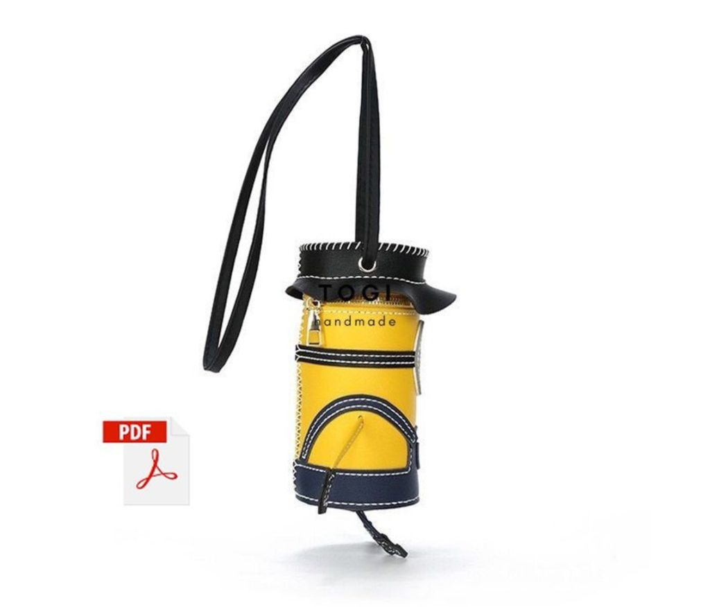 图片[1]-手工皮具图纸 口红包tg006-皮艺果手工皮具图纸