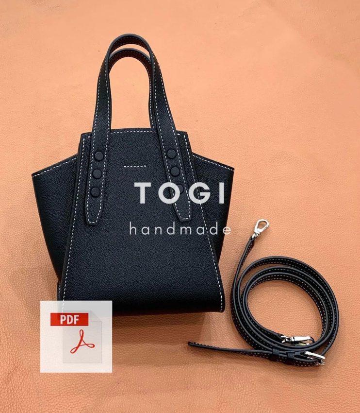 手工皮具图纸 挎包tg007-皮艺果手工皮具图纸