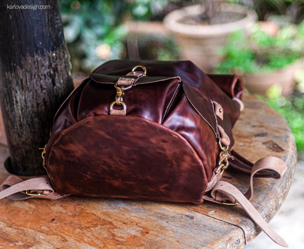 图片[3]-手工皮具图纸 户外背包kd001-皮艺果手工皮具图纸