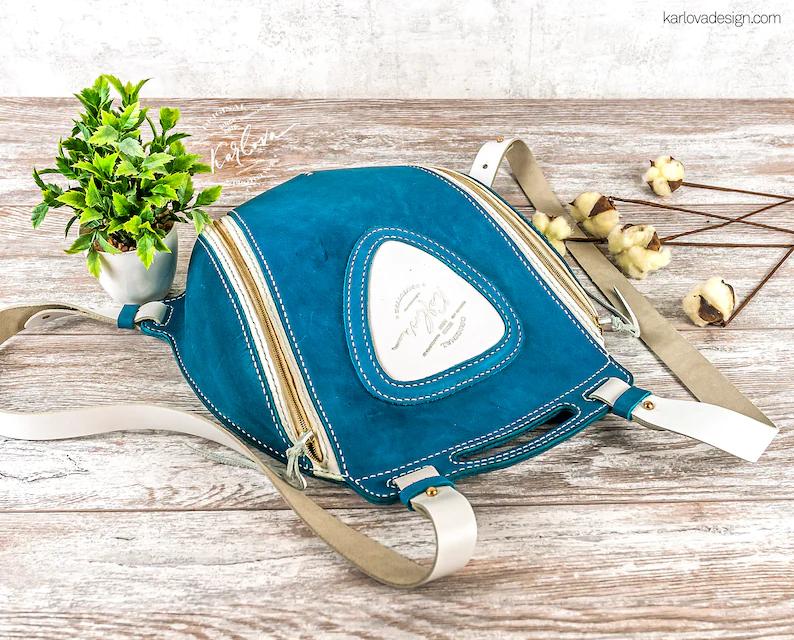 图片[3]-手工皮具图纸 背包kd002-皮艺果手工皮具图纸