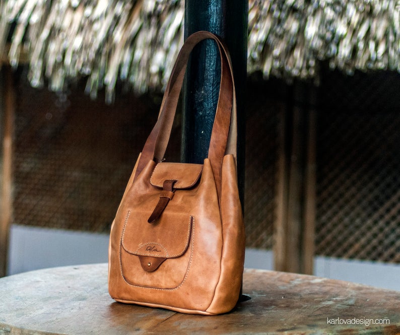 图片[3]-手工皮具图纸 单肩包kd008-皮艺果手工皮具图纸