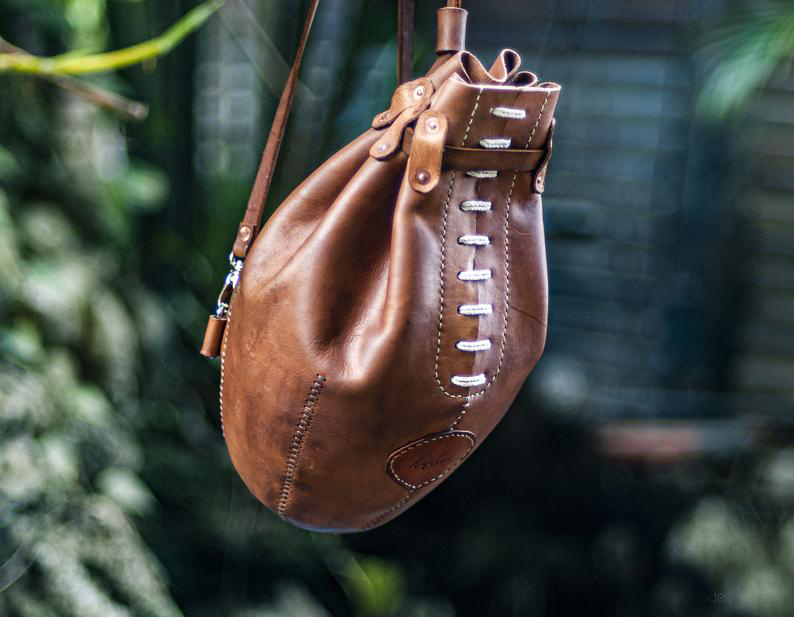 图片[3]-手工皮具图纸 抽绳包kd014-皮艺果手工皮具图纸