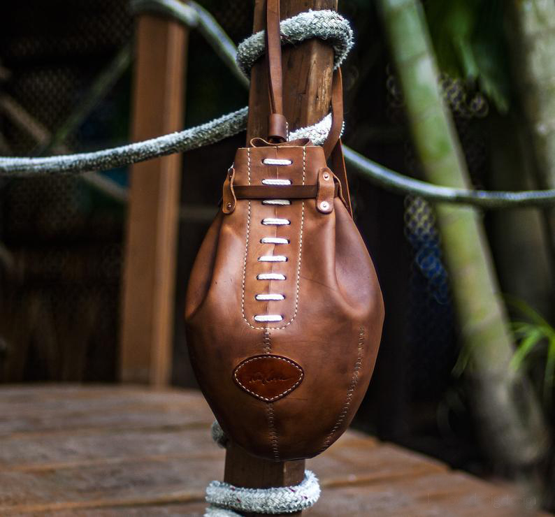 图片[2]-手工皮具图纸 抽绳包kd014-皮艺果手工皮具图纸