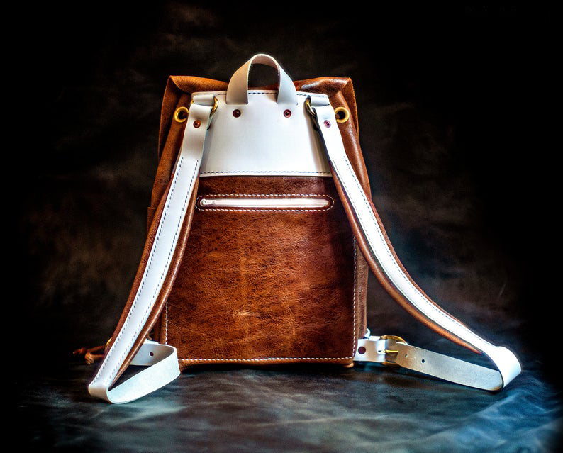 图片[2]-手工皮具图纸 背包kd020-皮艺果手工皮具图纸