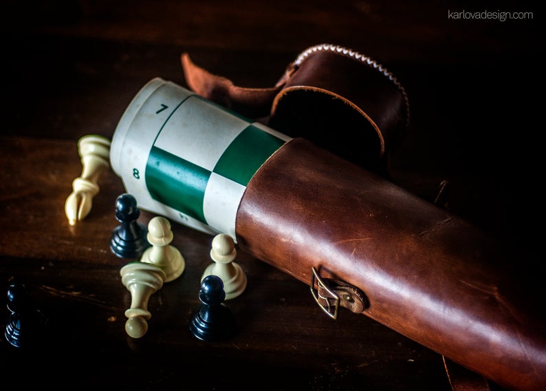 图片[2]-手工皮具图纸 棋筒kd032-皮艺果手工皮具图纸