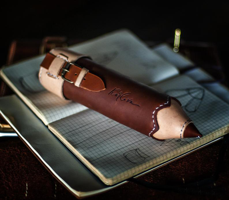 图片[3]-手工皮具图纸 铅笔kd033-皮艺果手工皮具图纸