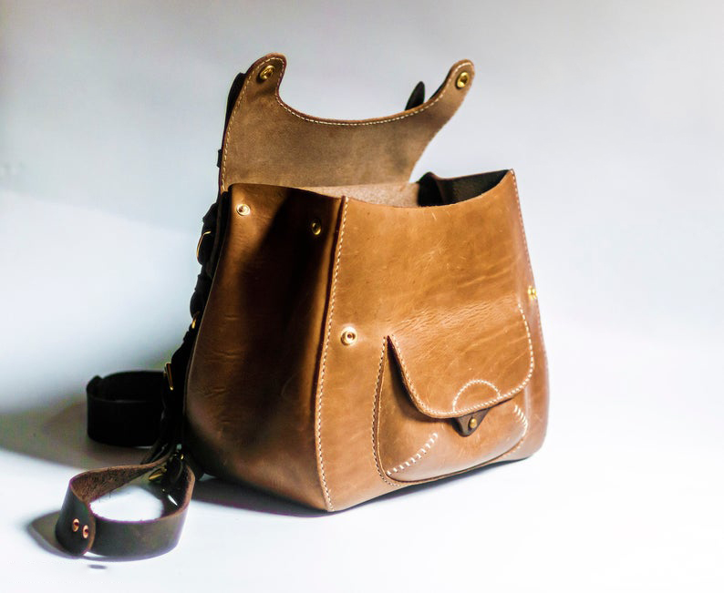 图片[3]-手工皮具图纸 背包kd035-皮艺果手工皮具图纸