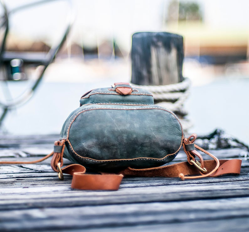 图片[2]-手工皮具图纸 双肩包kd040-皮艺果手工皮具图纸