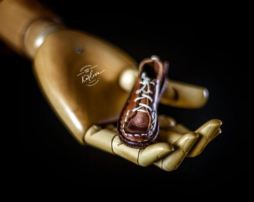 图片[2]-手工皮具图纸 鞋挂件kd043-皮艺果手工皮具图纸