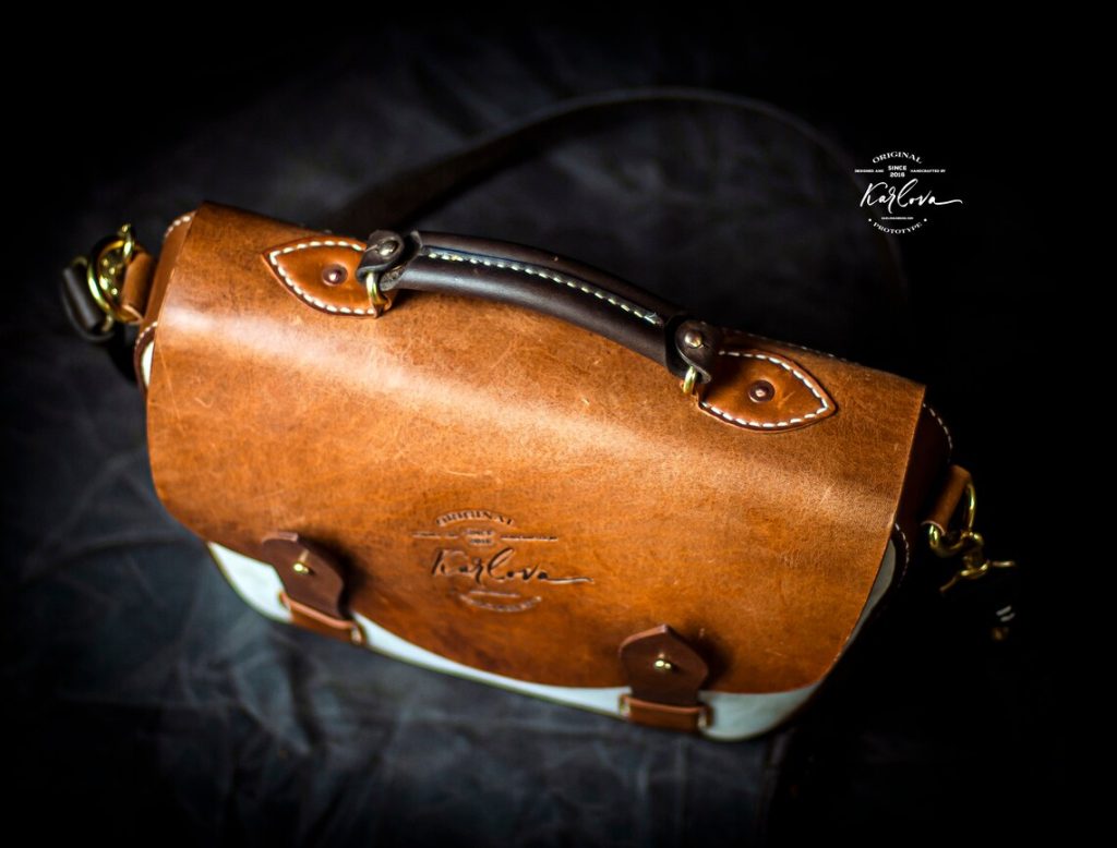 图片[2]-手工皮具图纸 公文包kd051-皮艺果手工皮具图纸