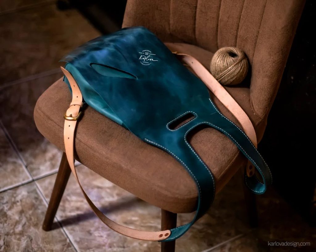 图片[3]-手工皮具图纸 背包kd052-皮艺果手工皮具图纸