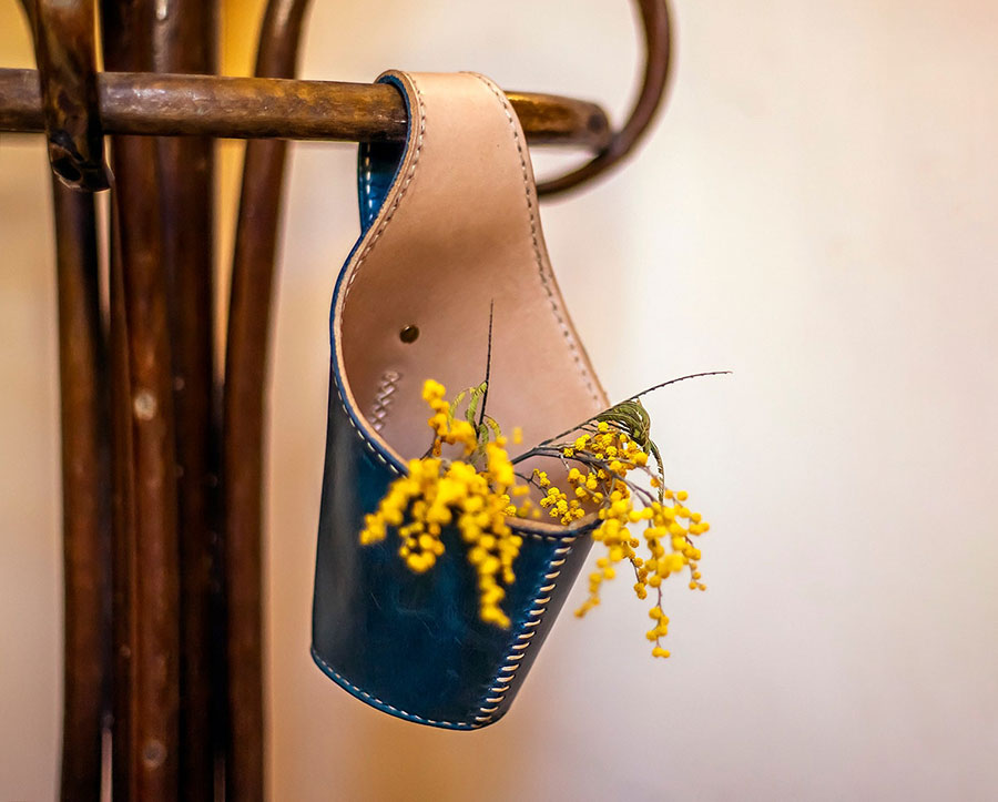 图片[2]-手工皮具图纸 花筒kd056-皮艺果手工皮具图纸