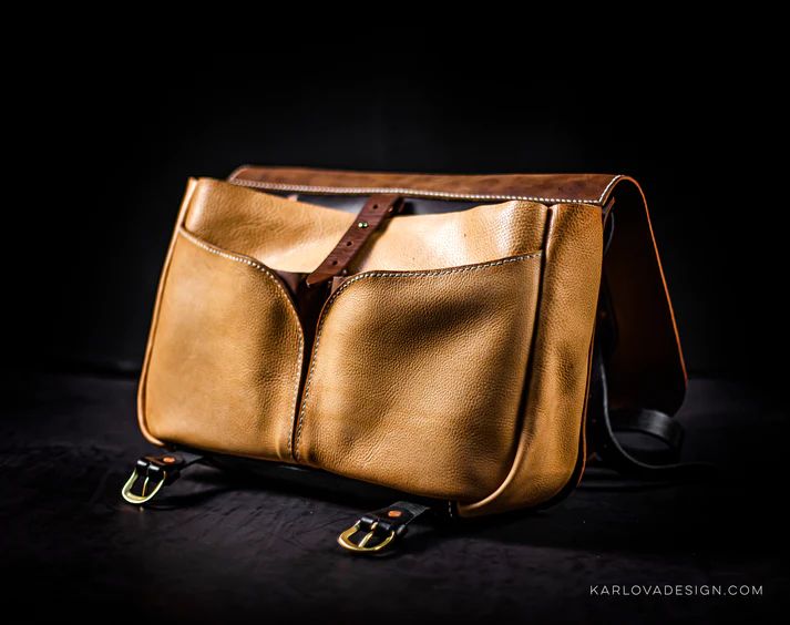 图片[3]-手工皮具图纸 公文包kd058-皮艺果手工皮具图纸