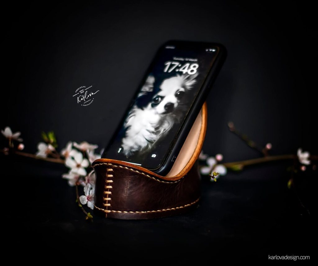 图片[1]-手工皮具图纸 手机托kd071-皮艺果手工皮具图纸