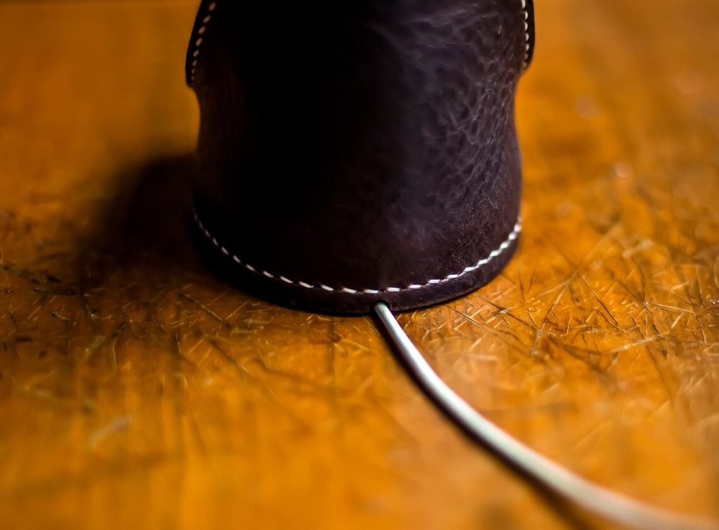 图片[2]-手工皮具图纸 手机托kd071-皮艺果手工皮具图纸