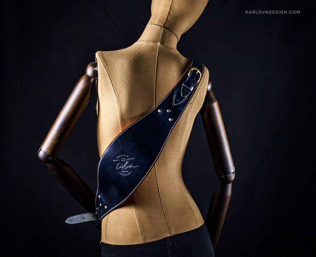 图片[3]-手工皮具图纸 胸挎包kd073-皮艺果手工皮具图纸