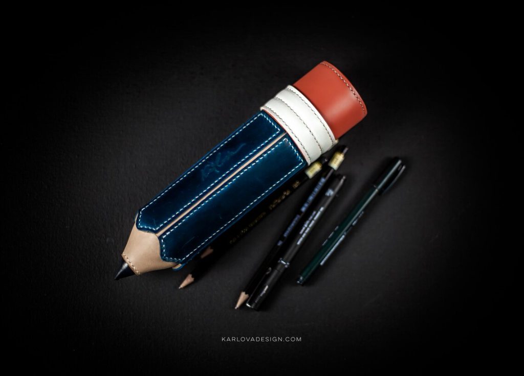 图片[2]-手工皮具图纸 笔袋kd077-皮艺果手工皮具图纸